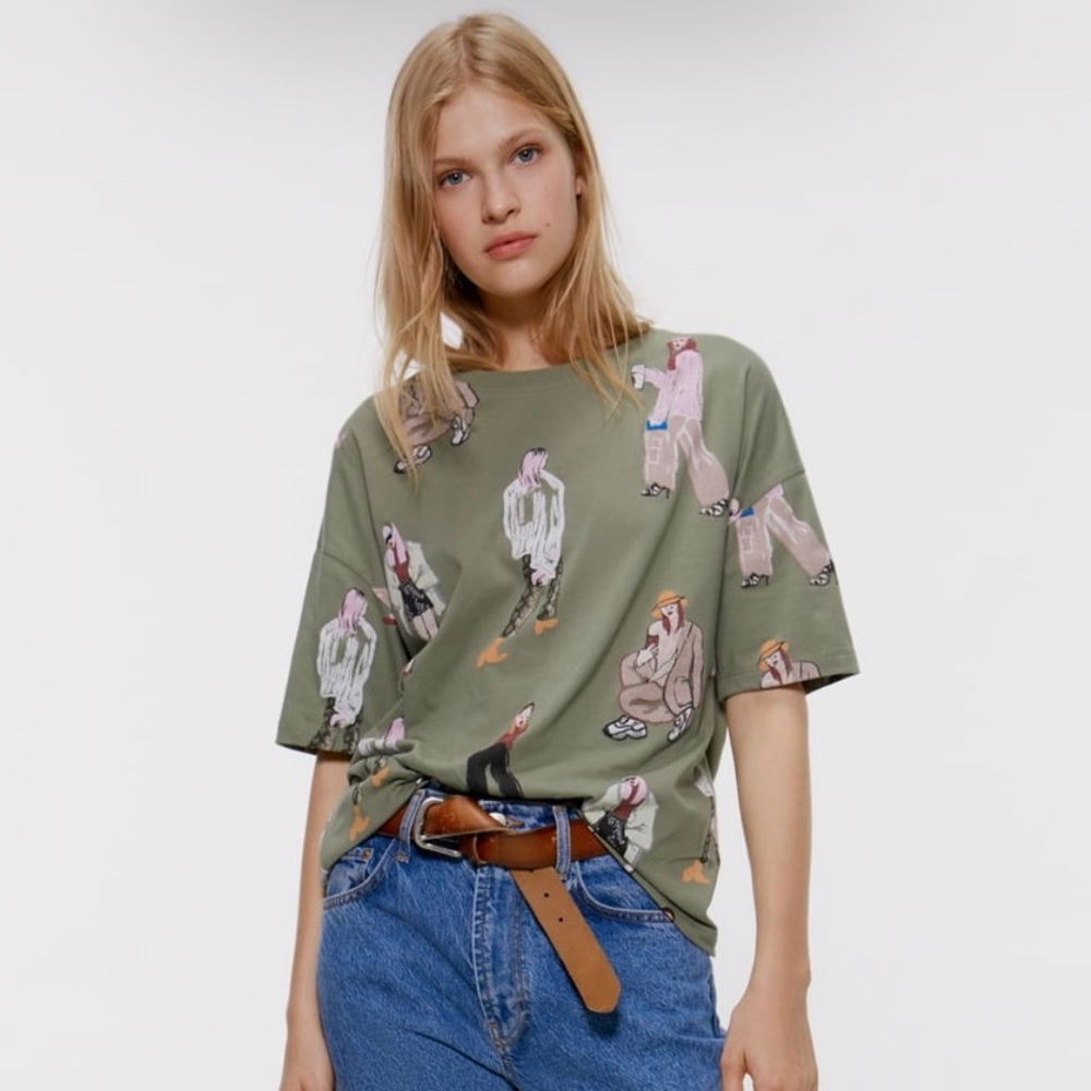 Girl print T-shirt